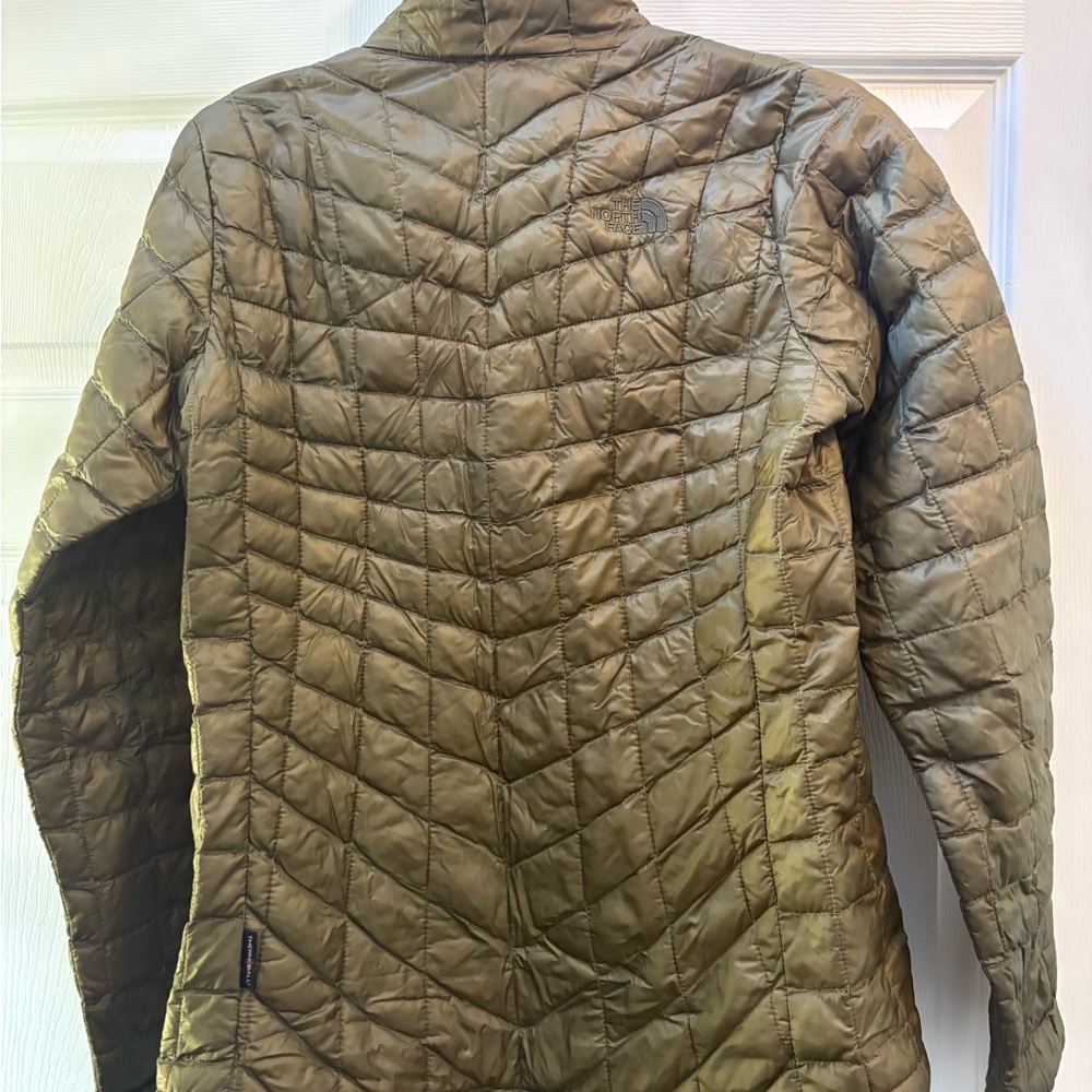The North Face Women's Green Quilted Puffer Jacket - Picture 3 of 4